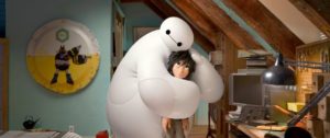 baymax abbraccia hiro in big hero 6