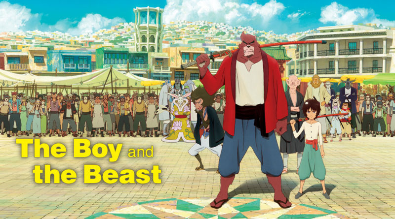 locandina del film giapponese the boy and the beast