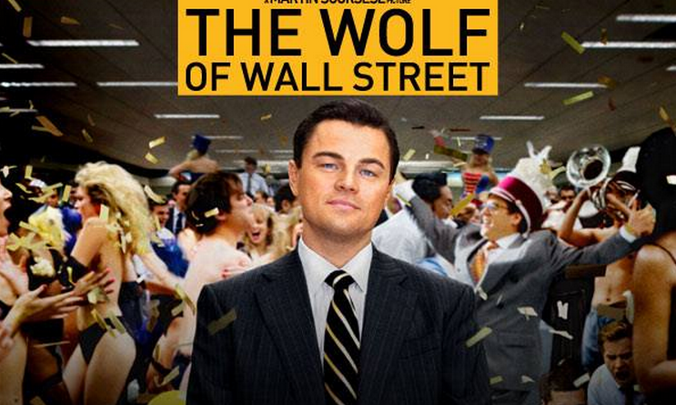 locandina del film the wolf of wall street leonardo di caprio